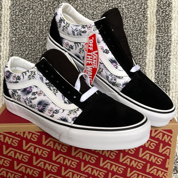 Vans Old Skool Paradise Floral Black True White WMNS - Picture 5 of 16